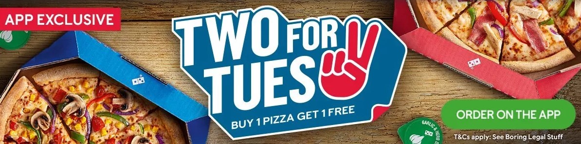 Domino's Two for Tuesday offer