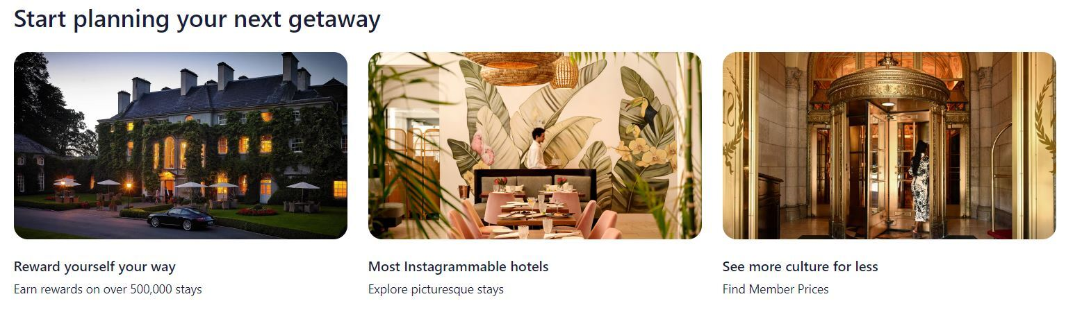 Hotels.com getaways
